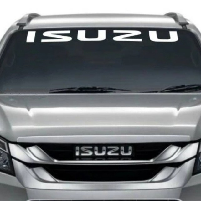 Stiker isuzu kaca mobil depan belakang Cutting Sticker jagonya stiker
