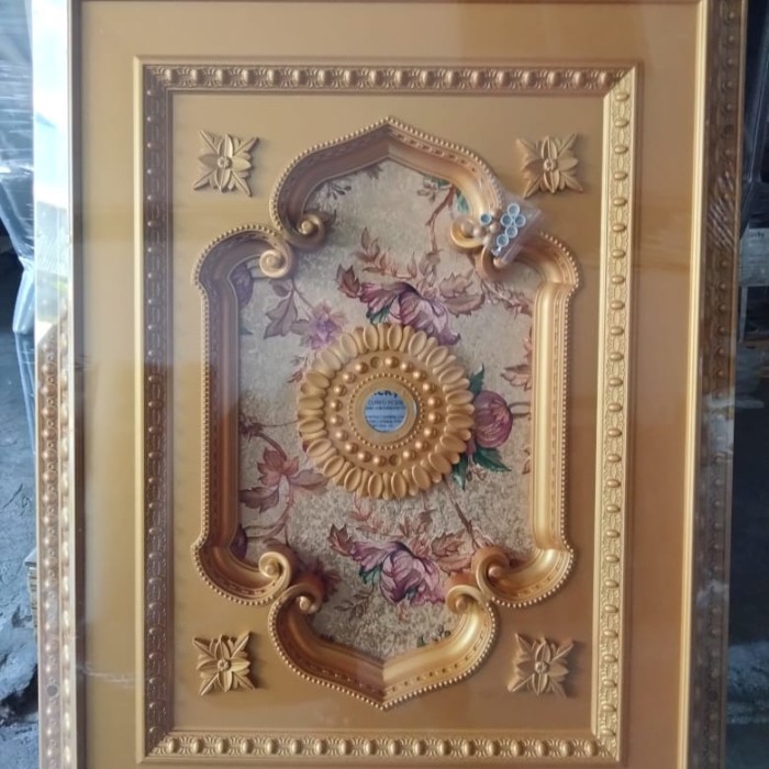 TERBAIK hiasan plafon pvc ornamen lampu 70 x 90cm Lampu Hias Motiv