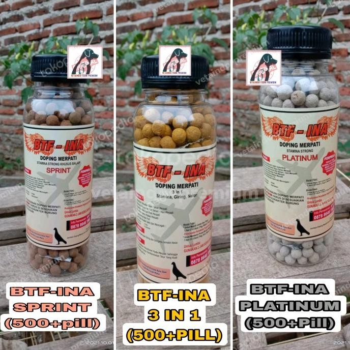 Jamu Btf Ina Burung Merpati Kesehatan Burung Stamina Strong Kuat