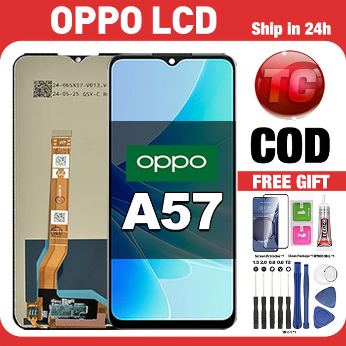 Original Lcd OPPO A57 4G fullset ori asli Layar hp touchscreen Sentuh Versi Tinggi COD