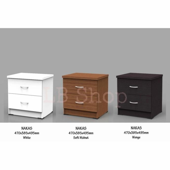 Lemari Kayu Kecil Laci/Nakas Laci/Be Side Table Ukuran 47X39X50Cm