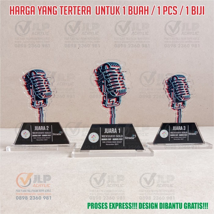 PROMO Piala Karaoke, Trophy Karaoke, Piala Nyanyi, Trophy Nyanyi Menyanyi 02