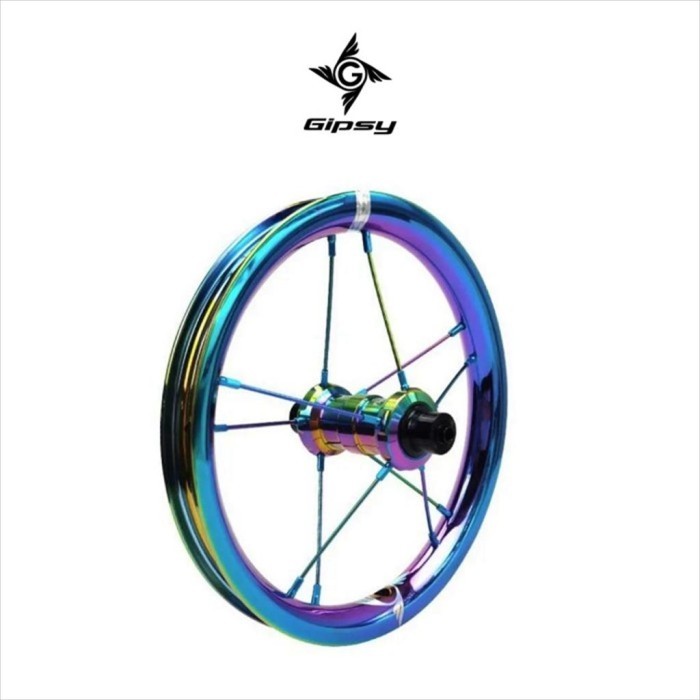 TERLARIS GIPSY G-SIX Push Balance Bike 12 Inch Wheel Set - Sepeda Anak RAINBOW