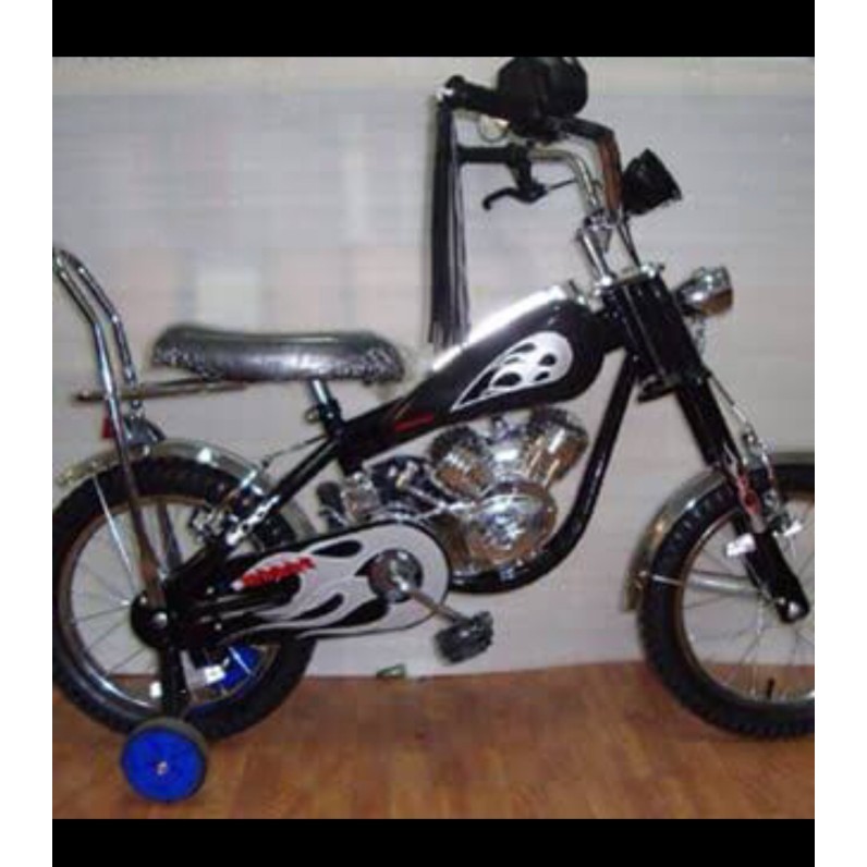 TERLARIS Sepeda Anak Model Harley United Mogge 16
