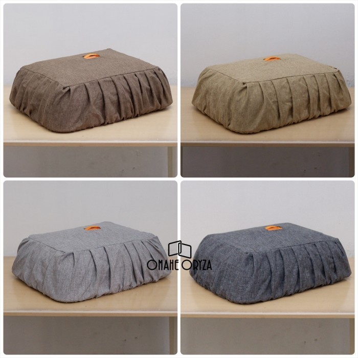 Sarung Tudung Saji Kain Cover Tutup Saji Bulat Kotak Besar Polos
