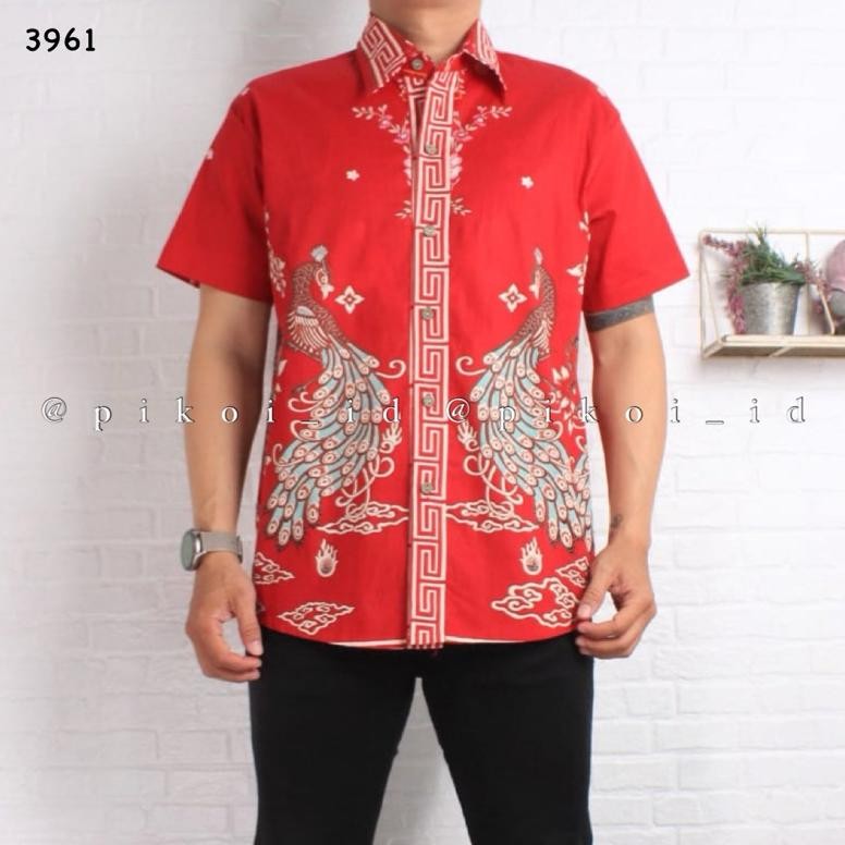 HJK Cheongsam wanita merah / couple imlek batik / qipao dress modern / dress sincia / cheongsam prem