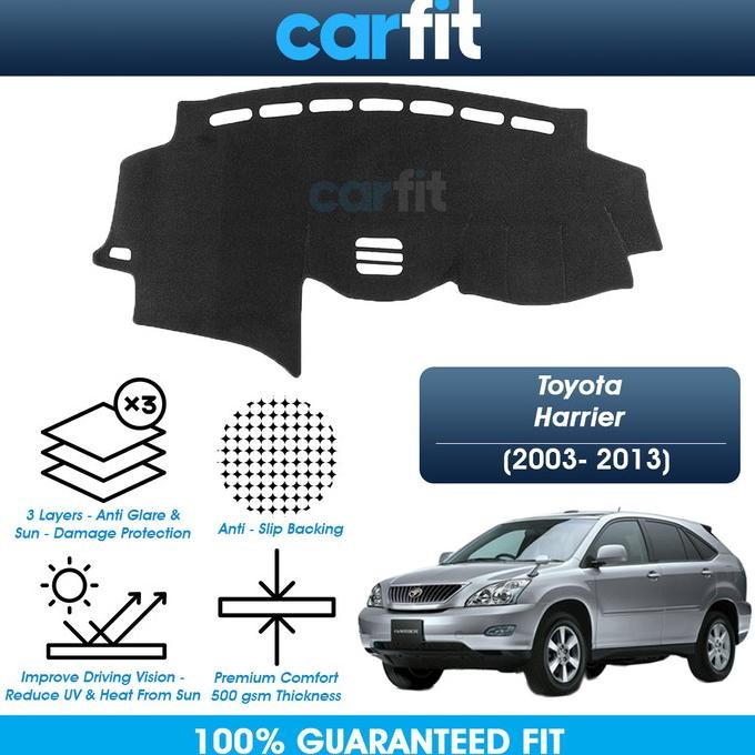 // Carfit Dashmat Toyota Harrier Dashboard Cover Karpet Dasbor 2003-2013