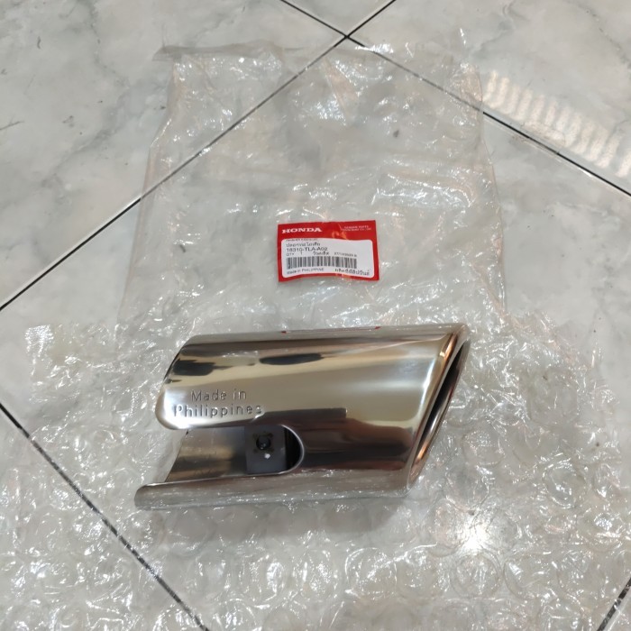 muffler finisher cover ujung knalpot CRV TURBO 2018 2019 2020 2021 2022 ori
