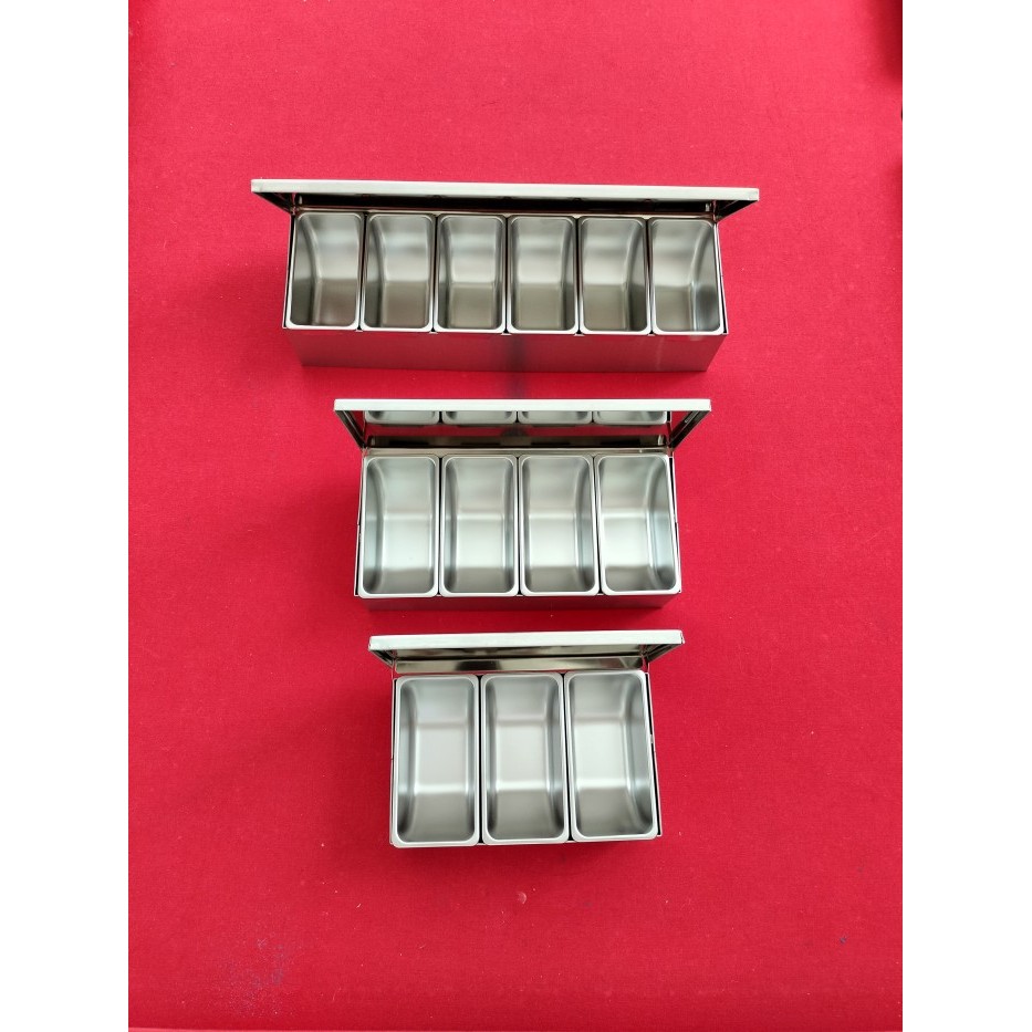 

FREE ONGKIR Seasoning Box Kotak Bumbu Stainless