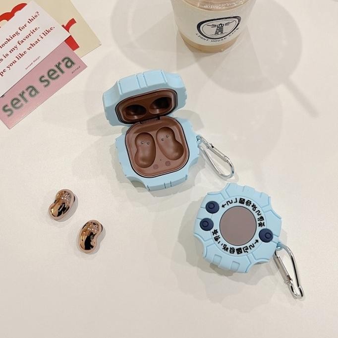 Original Casing Samsung Buds Pro/Live/Buds2 Digimon Digivice Case Silicone Tws