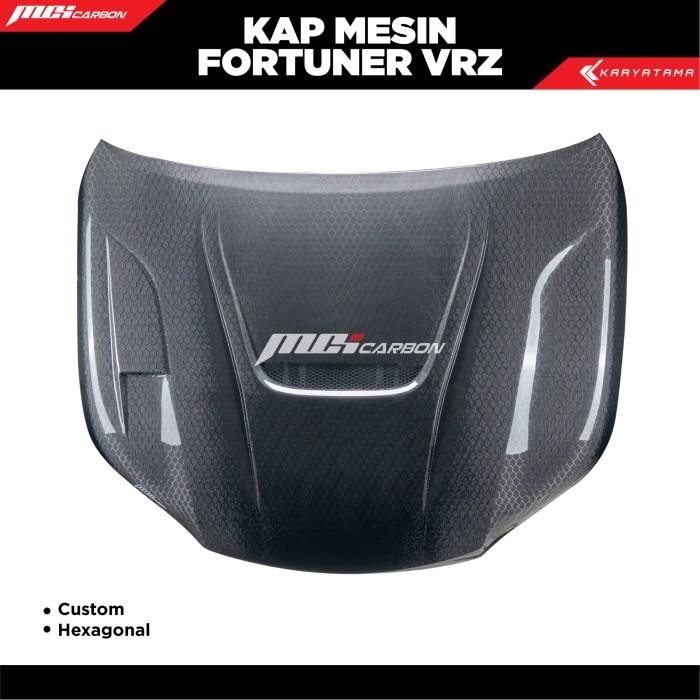 Kap Mesin Carbon Fortuner VRZ Custom 2 | MCI Carbon by Karyatama Premium