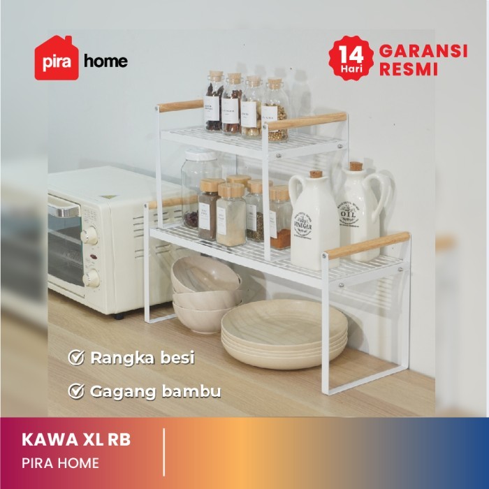

CUCI GUDANG PIRA HOME - KAWA XL RB Rak Penyimpanan Serbaguna / Rak Dapur / Rak Bumbu / Rak Susun