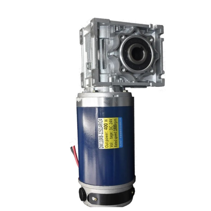 400W 500W 12V 24V 48V DC MOTOR RV40 WORM GEAR REDUCER HIGH TORQUE
