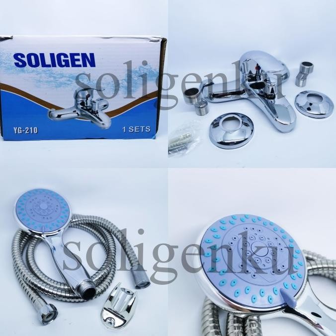 Kran Bathtub Kran Shower Panas Dingin Keran Air Mixer Soligen YG 210 Termurah