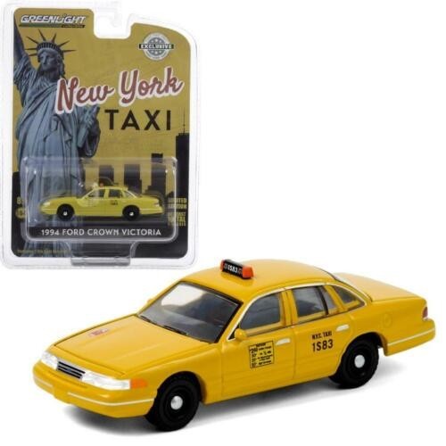 30206 GREENLIGHT 1994 FORD CROWN VICTORIA NYC TAXI DIECAST MOBIL