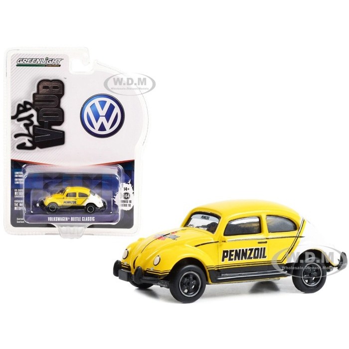 36070-E GREENLIGHT VOLKSWAGEN CLASSIC BEETLE PENNZOIL RACING DIECAST