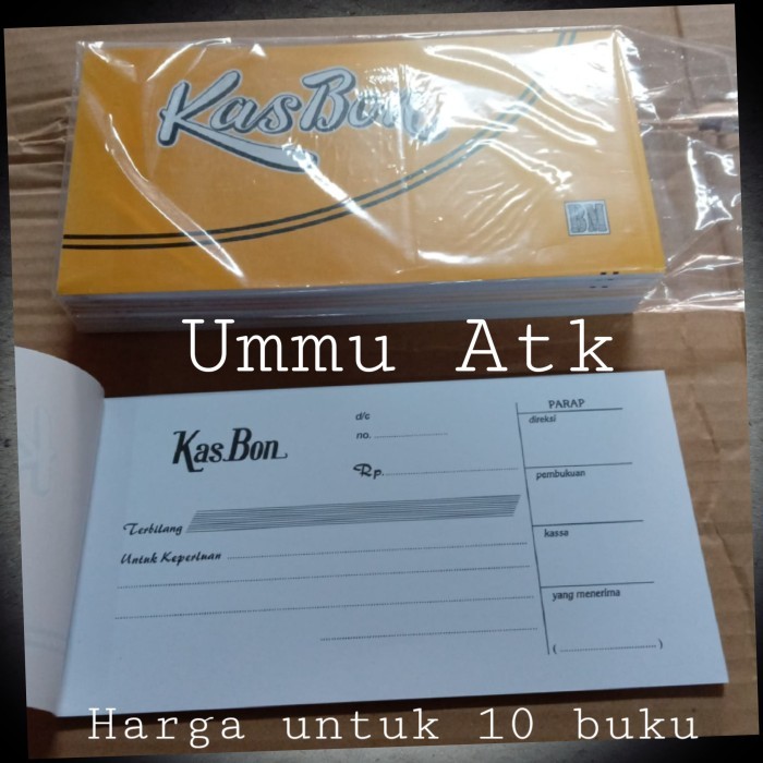 

TERBARU buku kasbon harga 10 buku