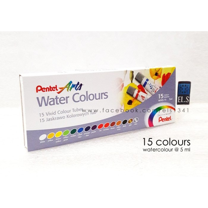 

TERBARU Pentel Water Color 15 Warna ( Cat Air ) PROMO!