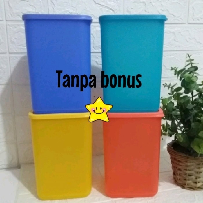 Tall Square Round Tupperware