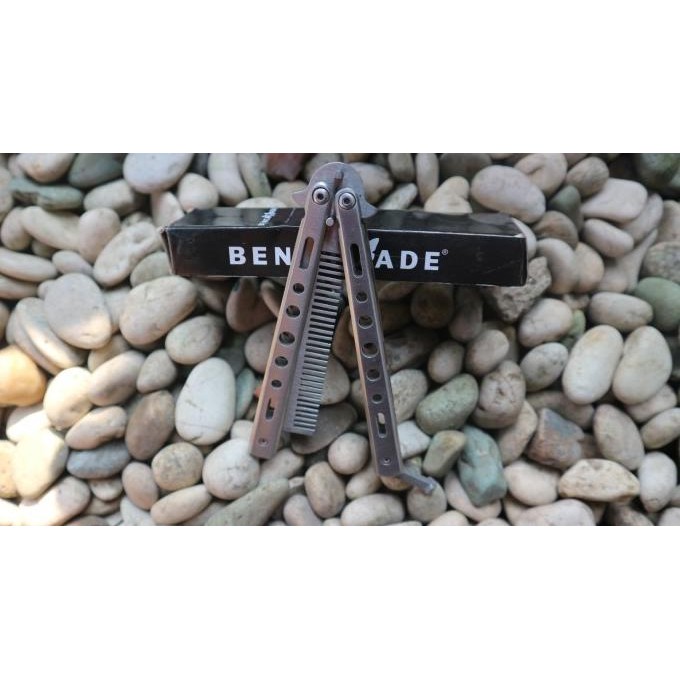 Balisong / Sisir Lipat / Benchmade Comb Silver