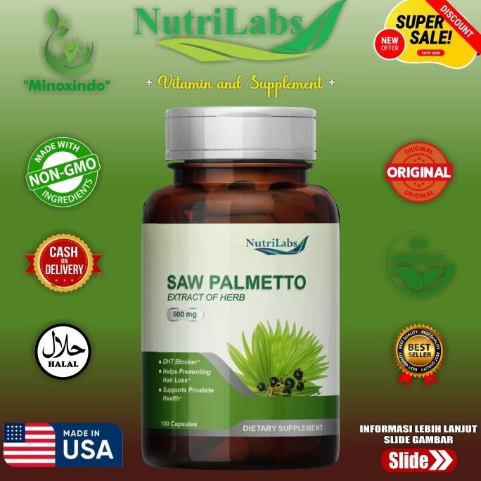 Nutrilabs Saw Palmetto DHT Blocker isi 100 Capsules