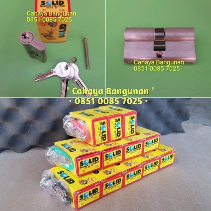 Produk Baru Silinder Anak Body Kunci Pintu SOLID MASTER KEY Double Cylinder DC 02