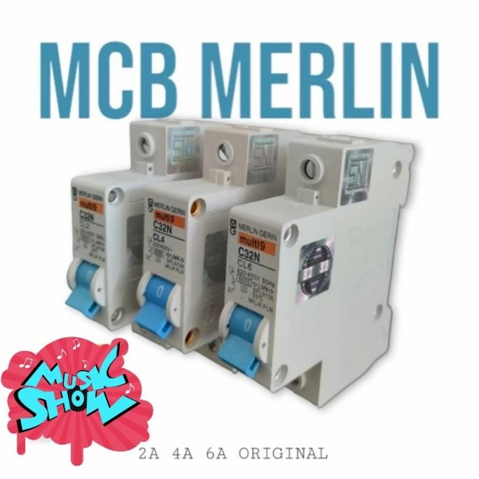 terbaru merlin gerlin mcb sni ori hologram spln pln benser 2a 4a 6a 450 watt