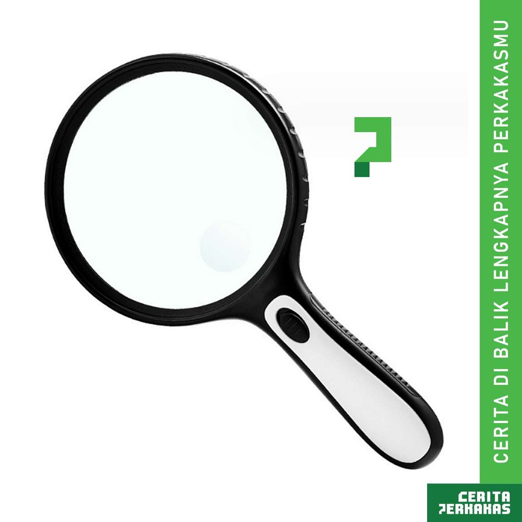 

Pembesar Kaca LED AB74 CP / Lampu Lup Lensa Magnifier Handheld / Membaca Perhiasan Komponen / Loupe