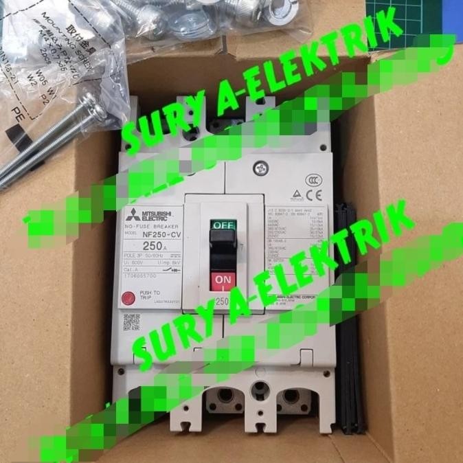 terbaru breaker mccb mcb mitsubishi nf250-cw 250a nf250cw nf250cw nfb 250a nfb