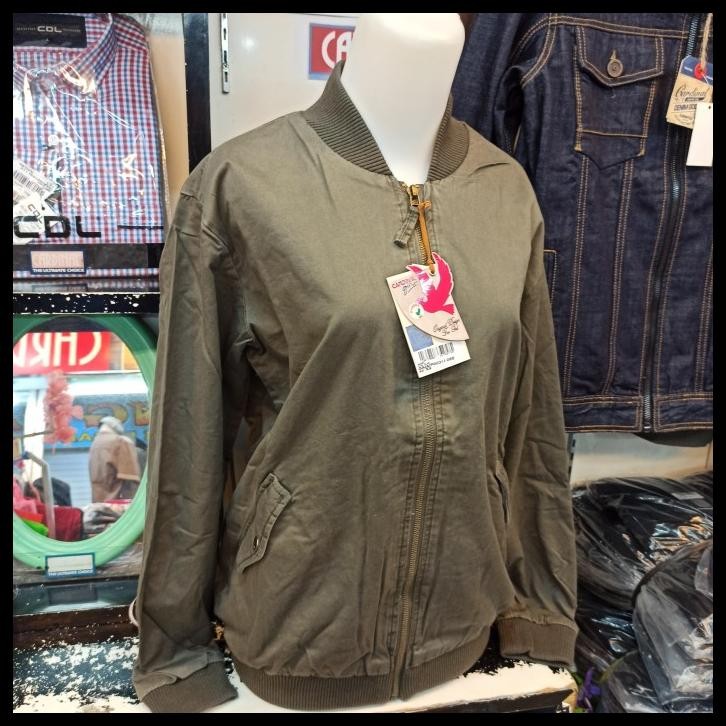 terbaru promo cardinal original jaket wanita casual katun hijau gajaip31 promo