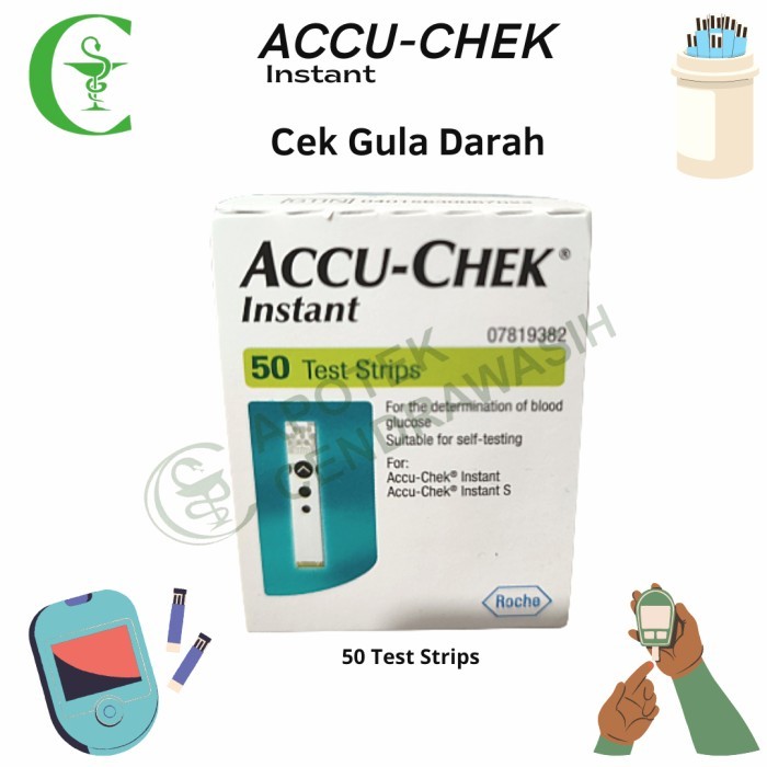 ACCU CHEK INSTANT GLUCOSE 50 STRIPS