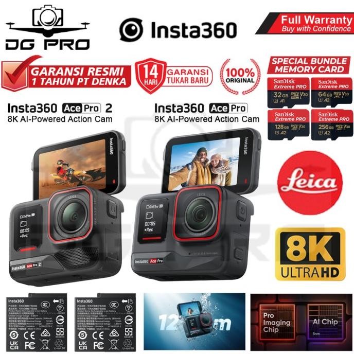 Insta360 Ace Pro Action Camera Insta 360 Garansi Resmi Action Cam 360