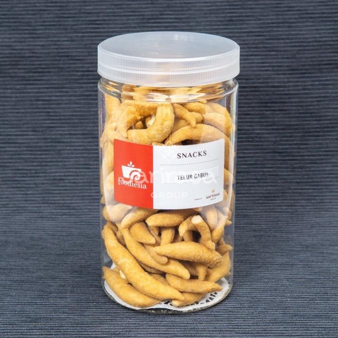 

trius foodiesia telur gabus kemasan toples 198 gram