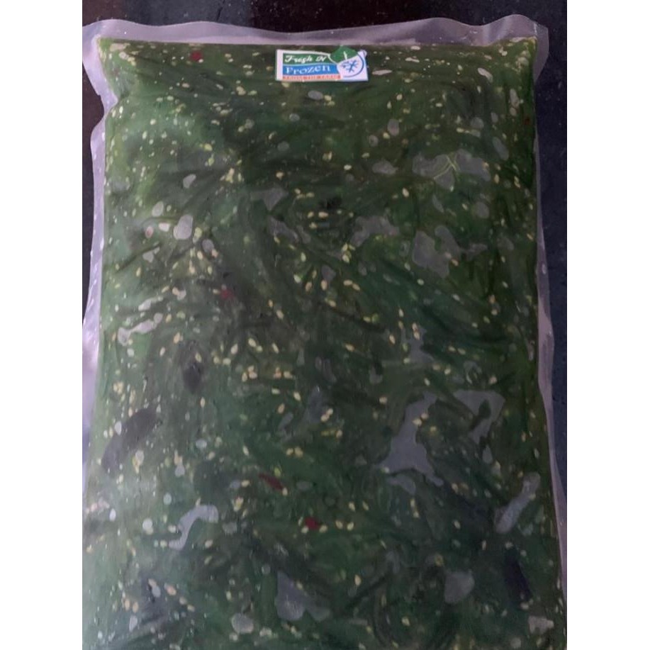 

stav chuka wakame (fresh seaweed salad) rumput laut