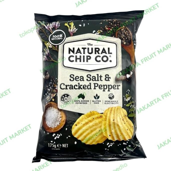 

MIT (SNACK) NATURAL CHIP CO SEA SALT & CRACKED PEPPER 175GR