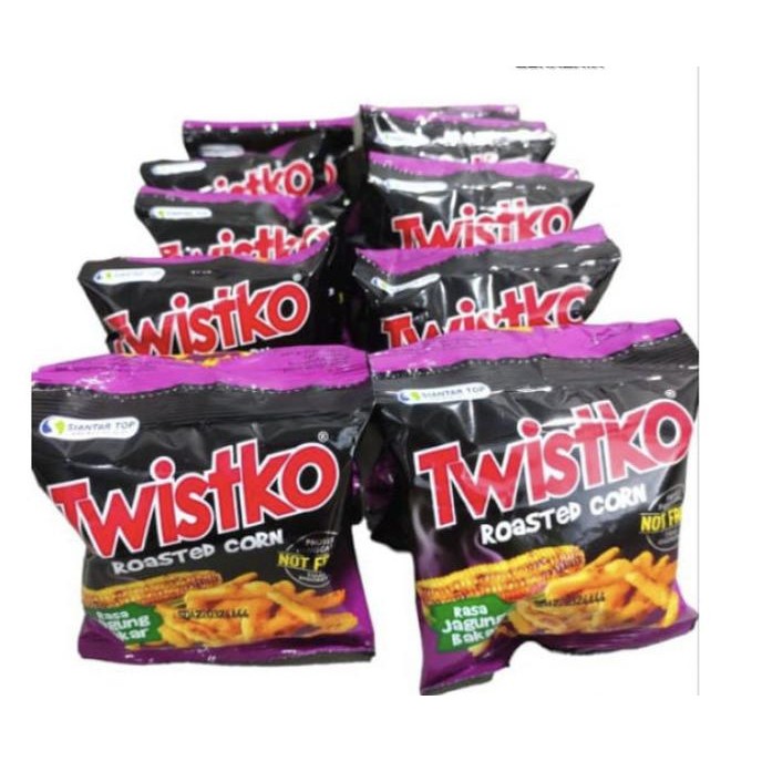 

KYRIA [GROSIR!!] TWISTKO ROASTED CORN KECIL 10GR 1 DUS ISI 60 PCS - GROSIR T