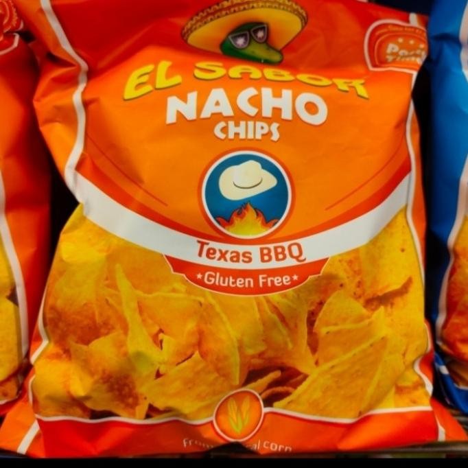 

stav el sabor nacho chips bbq barbeque 225gr snack