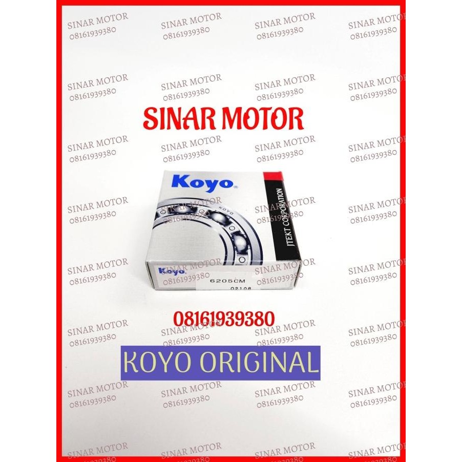 BEST BEARING 6205 KOYO ORIGINAL