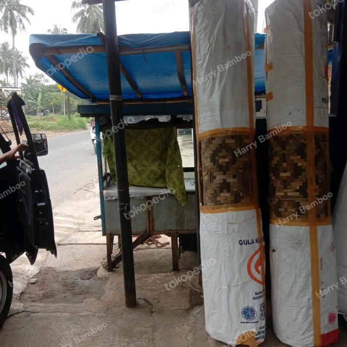 Bilik Motif Bilik Bambu Gedek Bambu 23 M Terbaru