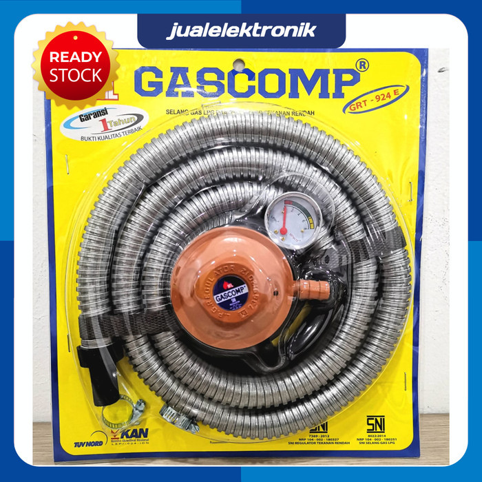 Gascomp - GRT-924E Selang Gas Regulator Trading