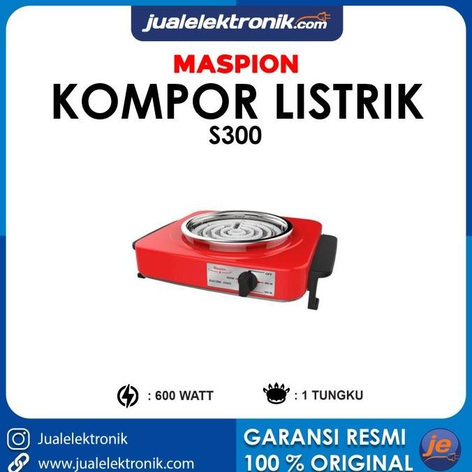 Maspion S300 Kompor Listrik 600 Watt