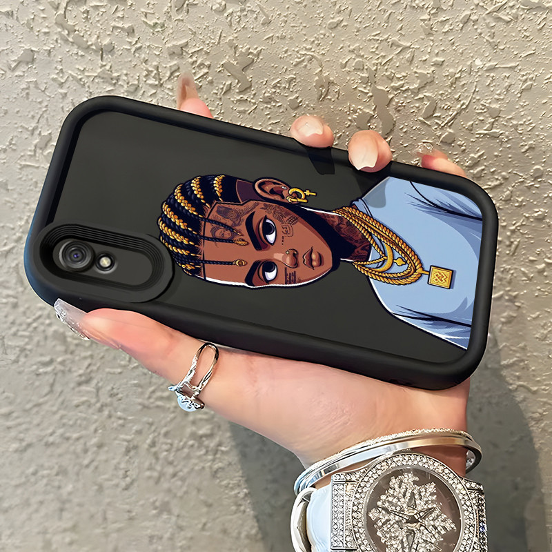 Casing Hp Untuk Xiaomi Redmi 9A Redmi 9i Redmi 9T Redmi 9 Power Case Casing kotor kepang pria pola K