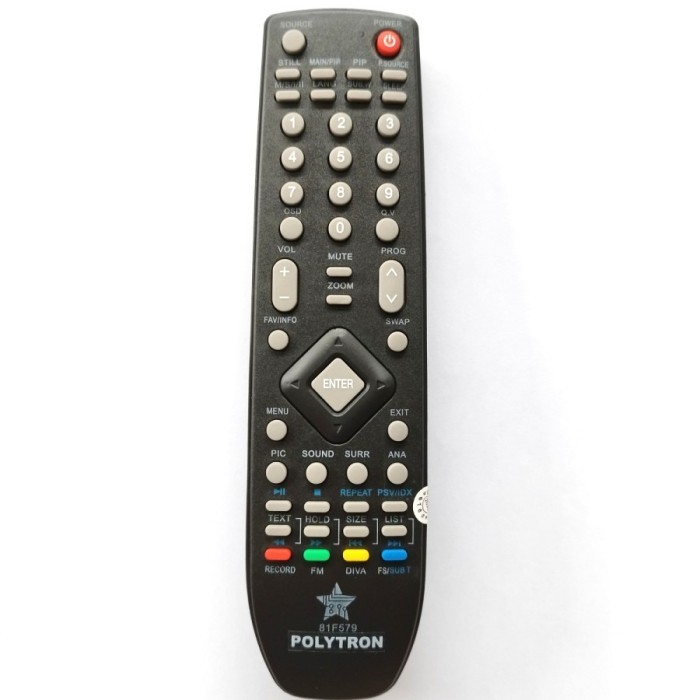 REMOT TV POLITRON 81F579M01 REMOTE TV LCD LED POLYTRON 81F579