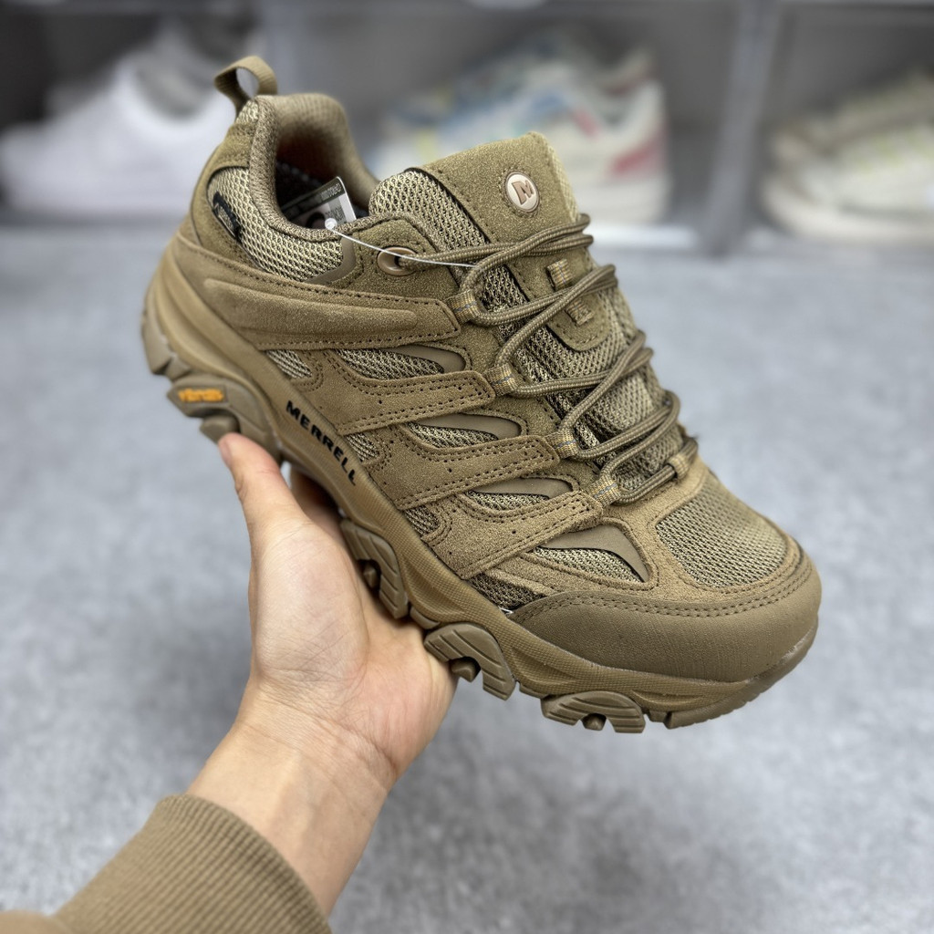 Sepatu Hiking untuk pria Sepatu trekking Merrell sepatu luar ruangan Tahan aus, tidak licin, dan men