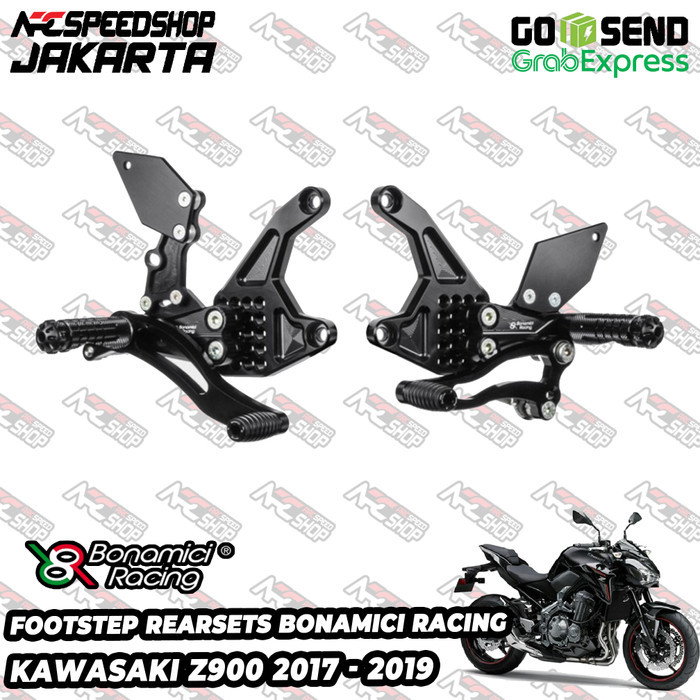 Footstep Foot Step Underbone Rearset Bonamici Racing Kawasaki Z-900 Z900 Z 900 2017 - 2019