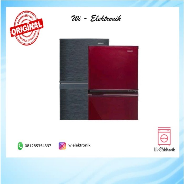 Kulkas 2 Pintu Sharp SJ-195MD-SG/SR