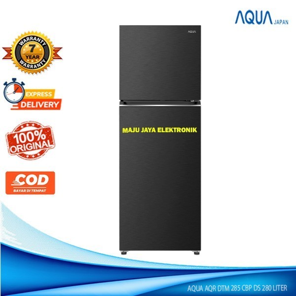 AQUA Kulkas 2 Pintu 220 Liter AQR D270 WDS ASI Room Tanpa Bunga Es