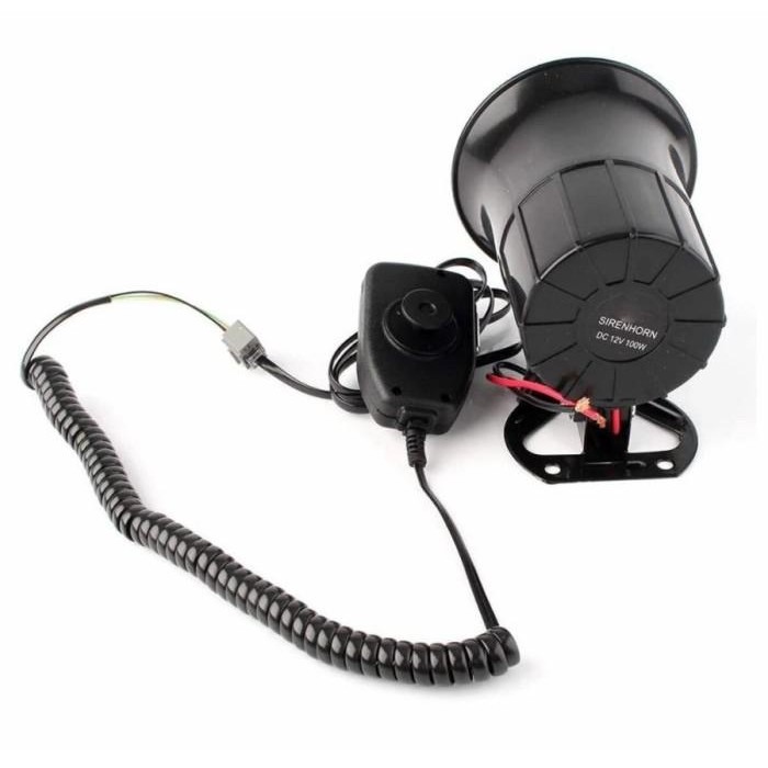 KLAKSON SIRINE PATWAL POLISI TOA 6 SUARA MODUL + SPEAKER MOTOR MOBIL