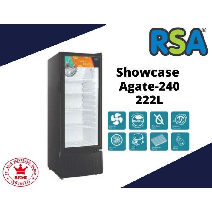 RSA Showcase Agate-240 - Agate 240 - 222 Liter