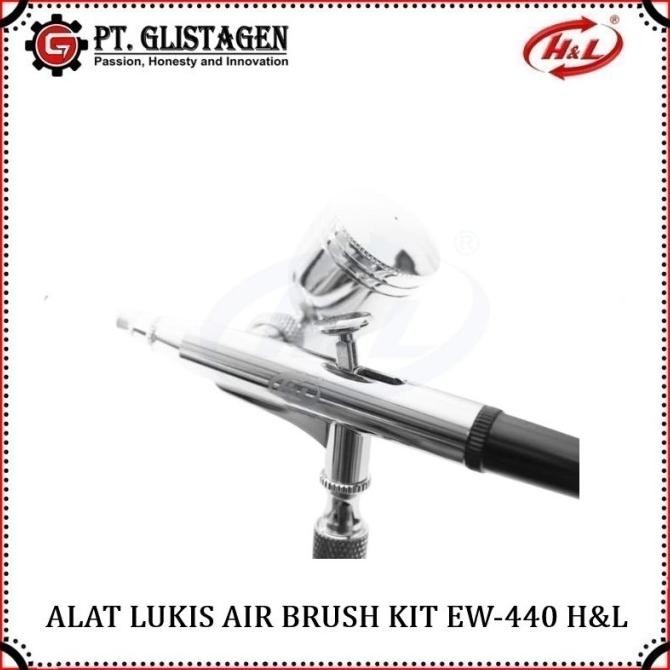 

Promo Air Brush Kit Pen Brush Spray Gun Lukis HL EW-440 Merk H&L COD